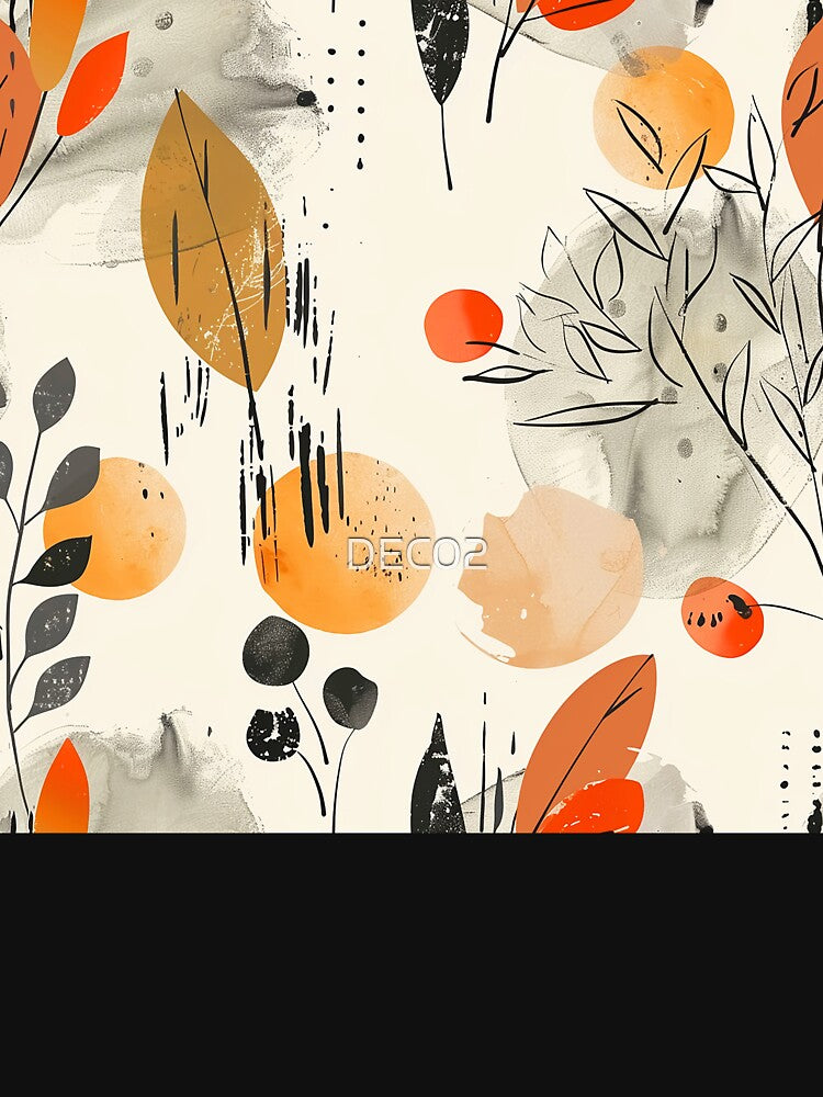 Boho-Style Casual-Sophisticated Earth Tones Abstract Designs by DEC02