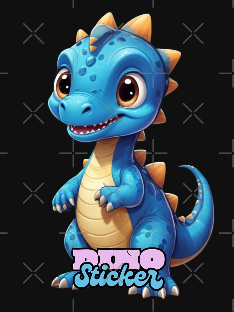 Dino Sticker by KIDS-PRINTS T-Shirts, Hoodie, Sweatshirt | BlankRebels.com (Image 3)