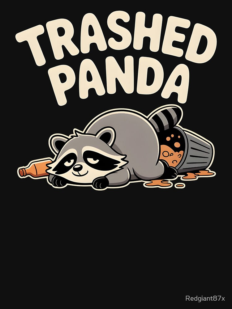 Trashed Panda Drunk Raccoon – Silly Raccoon Lover Shirt by Redgiant87x Hoodie, Sweatshirt | BlankRebels.com (Image 3)