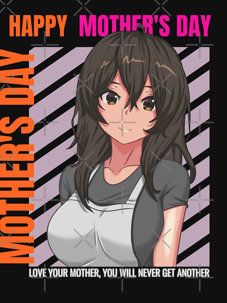 Anime Mother's Day Mom | Subtle Anime | Holiday Anime Girl by BBMarioni T-Shirts, Hoodie, Sweatshirt (Image 3)
