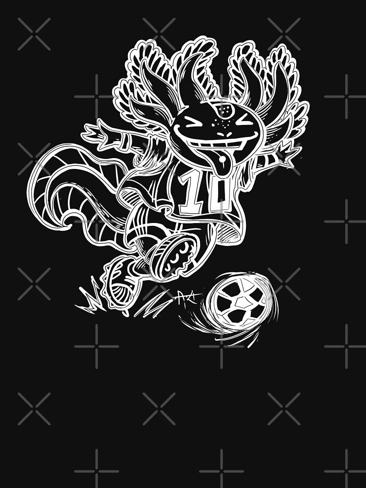 Soccer-playing axolotl by UrielCalavera T-Shirts, Hoodie, Sweatshirt | BlankRebels.com (Image 3)