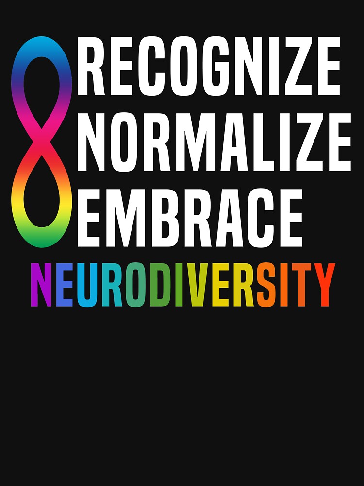 Recognize Normalize Embrace Neurodiversity by Color-Sparkle T-Shirts, Hoodie, Sweatshirt | BlankRebels.com (Image 3)