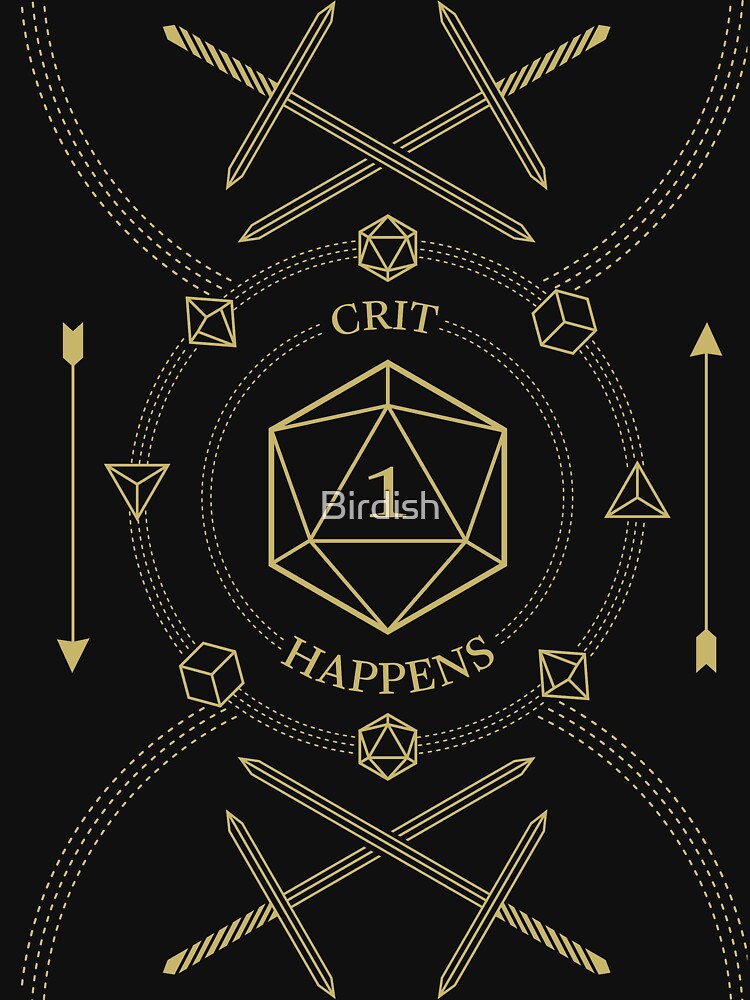 Crit Happens by Birdish T-Shirts, Hoodie, Sweatshirt | BlankRebels.com (Image 3)