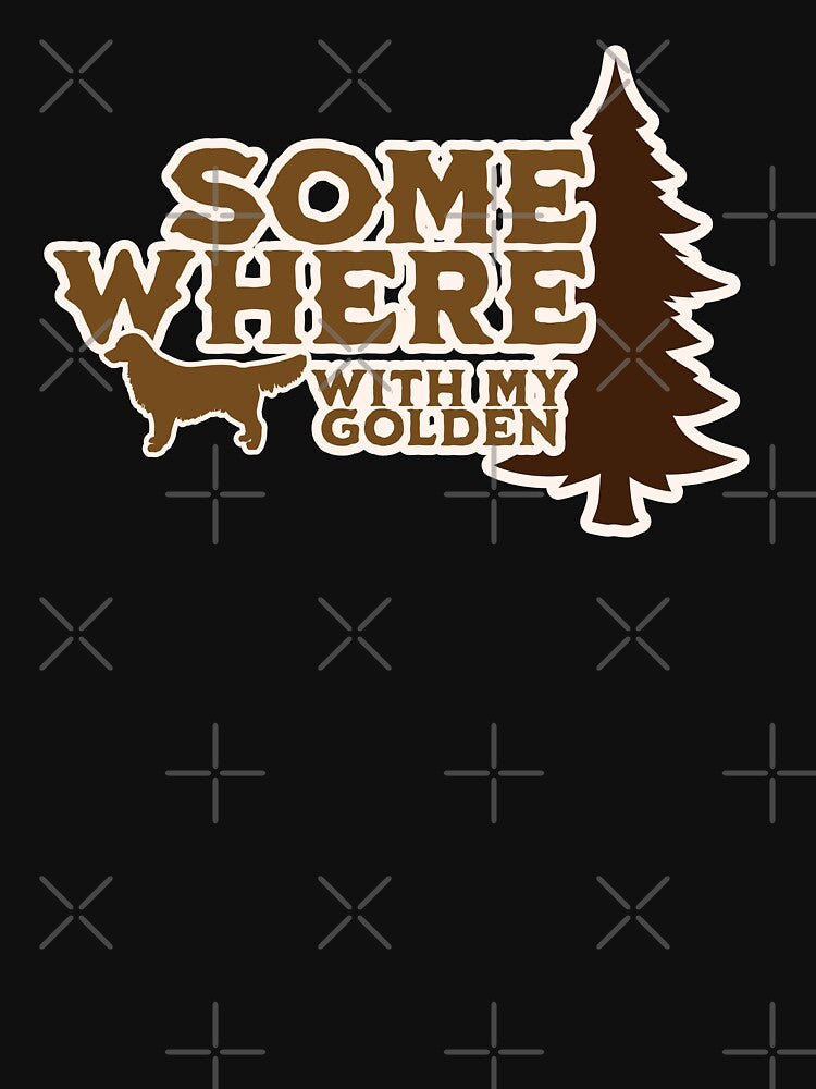 Somewhere With My Golden Retriever Camping Gift by Guarddogdrive T-Shirts, Hoodie, Sweatshirt | BlankRebels.com (Image 3)