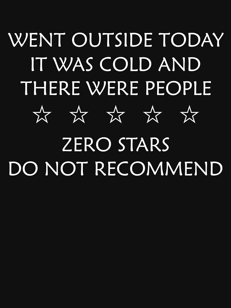 Zero stars,do not recommend by iskapa T-Shirts, Hoodie, Sweatshirt | BlankRebels.com (Image 3)