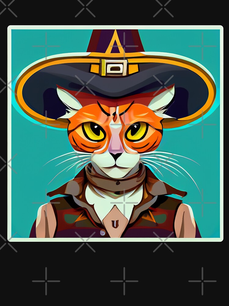 Old West Cowboy Cat by Ridaelb T-Shirts, Hoodie, Sweatshirt | BlankRebels.com (Image 3)