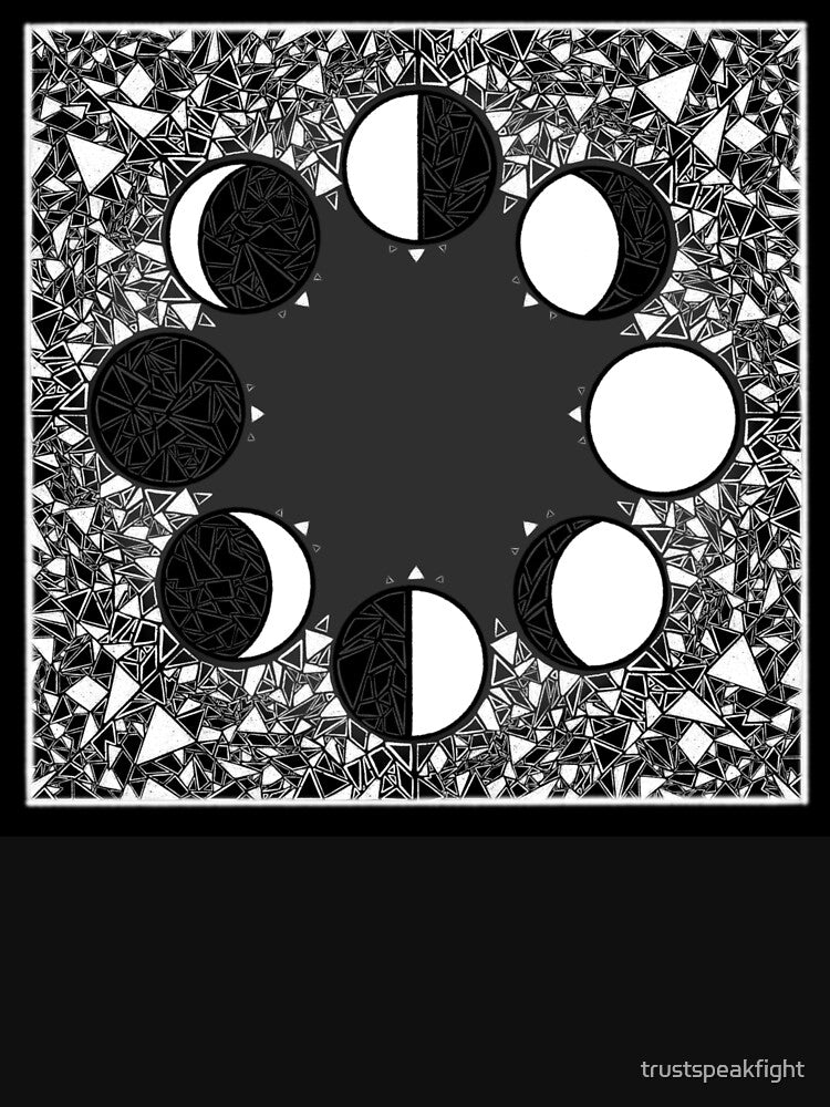 Moon Phase (Shatter) by trustspeakfight T-Shirts, Hoodie, Sweatshirt | BlankRebels.com (Image 3)