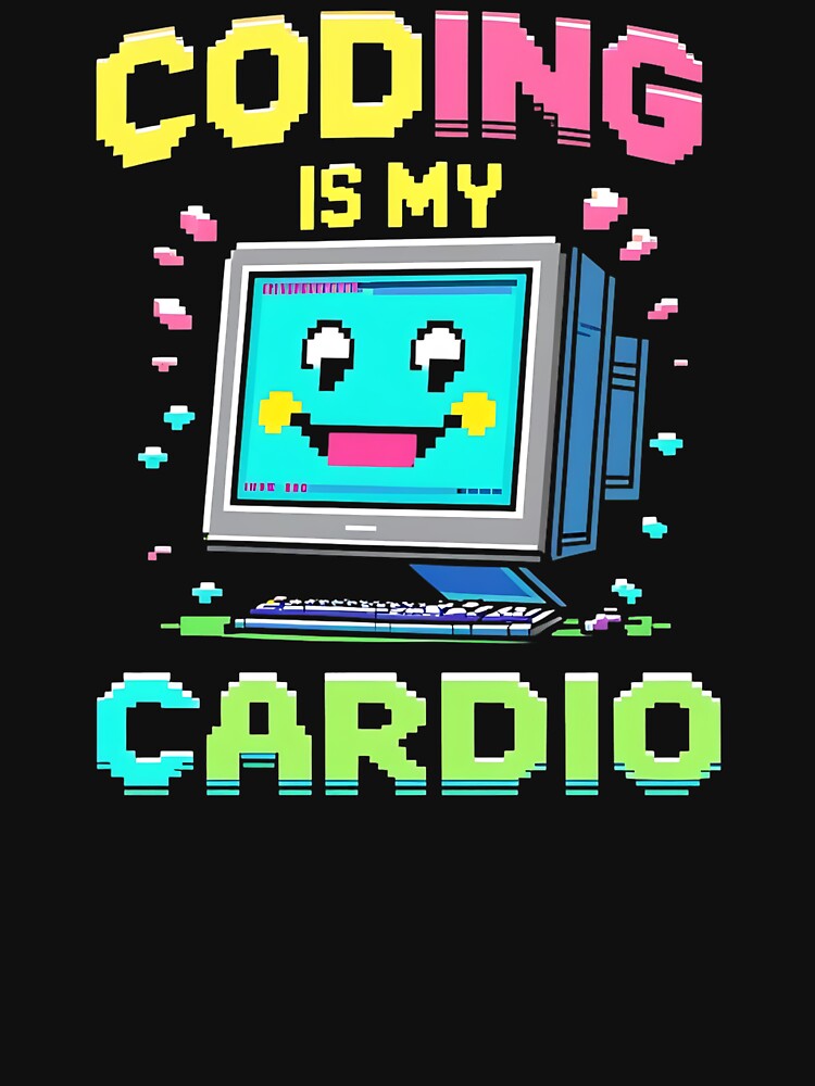 Coding Is My Cardio Software Developer Joke by DomTeesHaven