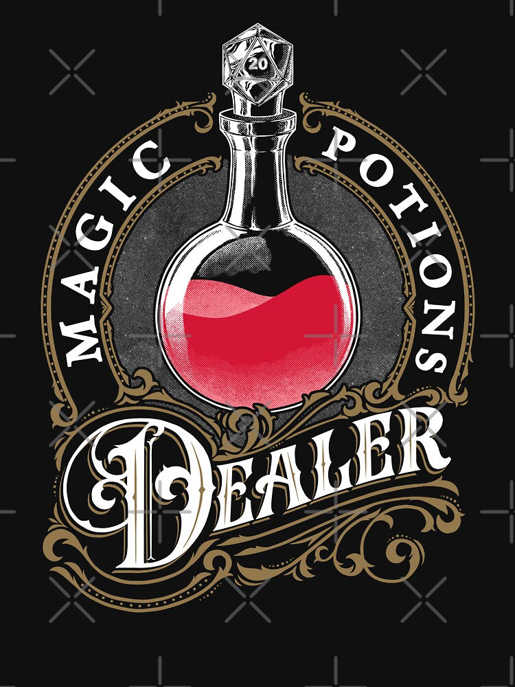RPG - Magic Potion Dealer - Health by Studio Mootant T-Shirts, Hoodie, Sweatshirt | BlankRebels.com (Image 3)