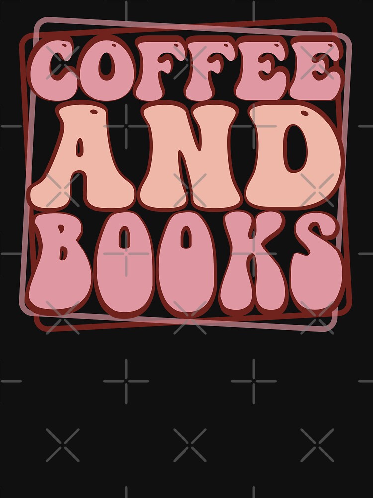 Retro Coffee and Books - Book Lover by S Cube Design T-Shirts, Hoodie, Sweatshirt | BlankRebels.com (Image 2)