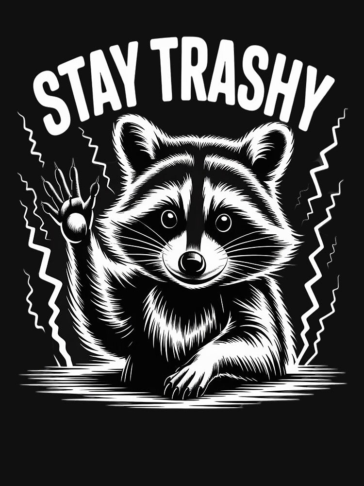 Stay Trashy Raccoon Meme Team Trash Panda by orlodrake T-Shirts, Hoodie, Sweatshirt | BlankRebels.com (Image 3)