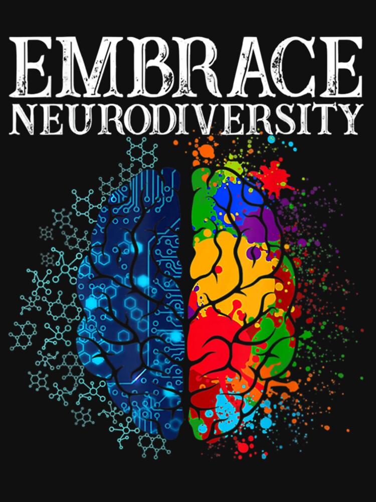 Embrace Neurodiversity by hoiurara T-Shirts, Hoodie, Sweatshirt | BlankRebels.com (Image 3)