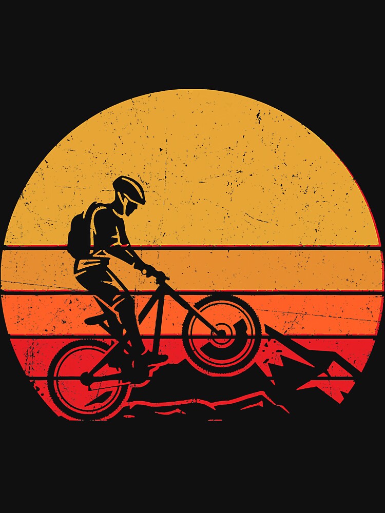 Vintage Mtb Downhill Biking Cycling by SkyCloudBlue T-Shirts, Hoodie, Sweatshirt | BlankRebels.com (Image 3)