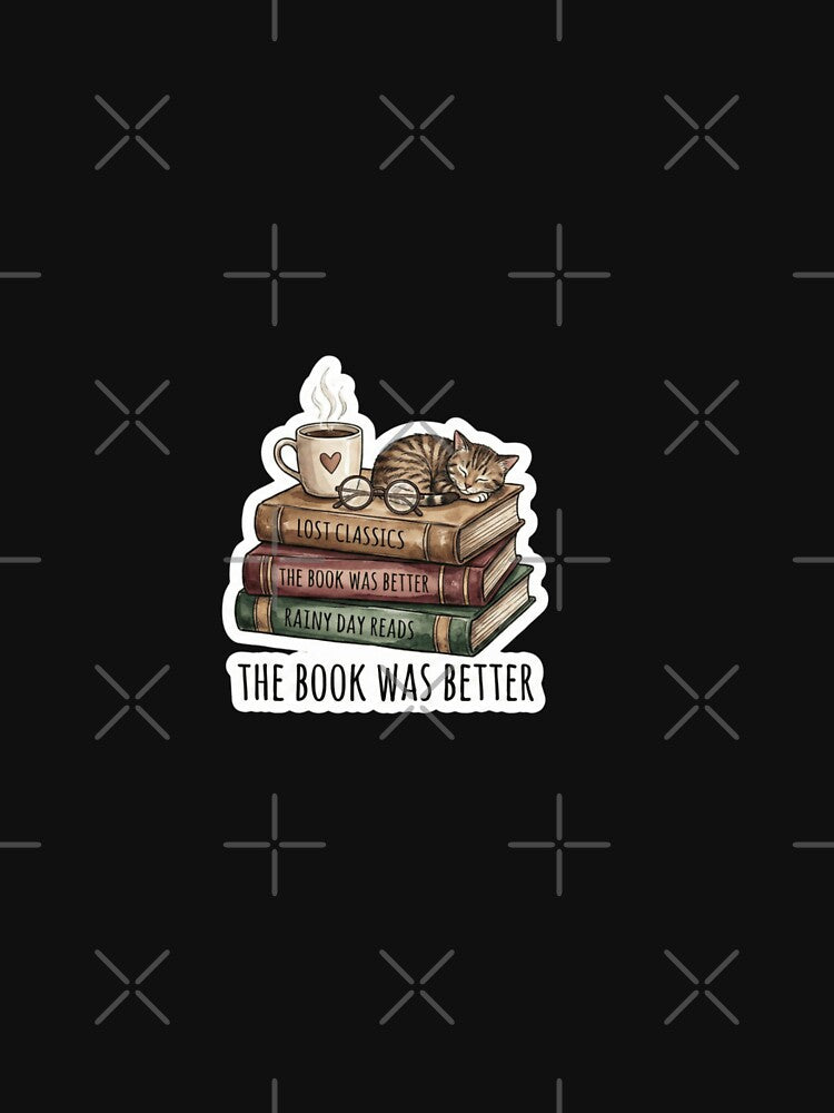 The Book Was Better – Funny Book Lover Quote | Reader Aesthetic Design by Wonder Pixel Studio T-Shirts, Hoodie,... (Image 2)