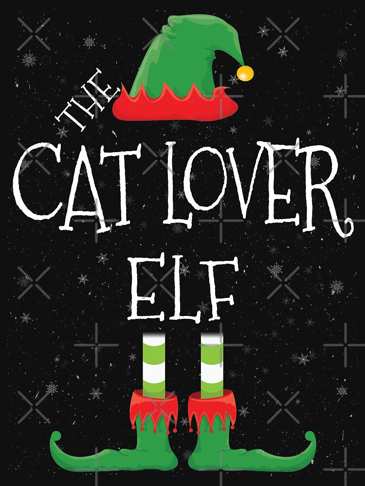 Cat Lover Elf Family Matching Christmas Group Funny Gift by DavisHasari T-Shirts, Hoodie, Sweatshirt (Image 3)