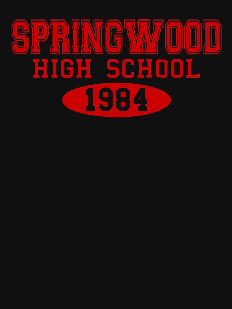 Nightmare On Elm Street Springwood High School by robinsonorono T-Shirts, Hoodie, Sweatshirt | BlankRebels.com (Image 3)