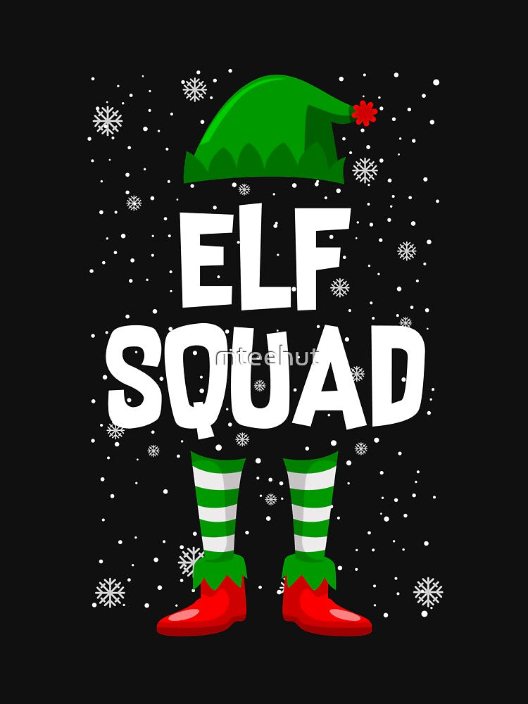 Funny Xmas ELF Squad Christmas Pajama For Boys Girls Adults by mteehut T-Shirts, Hoodie, Sweatshirt (Image 3)