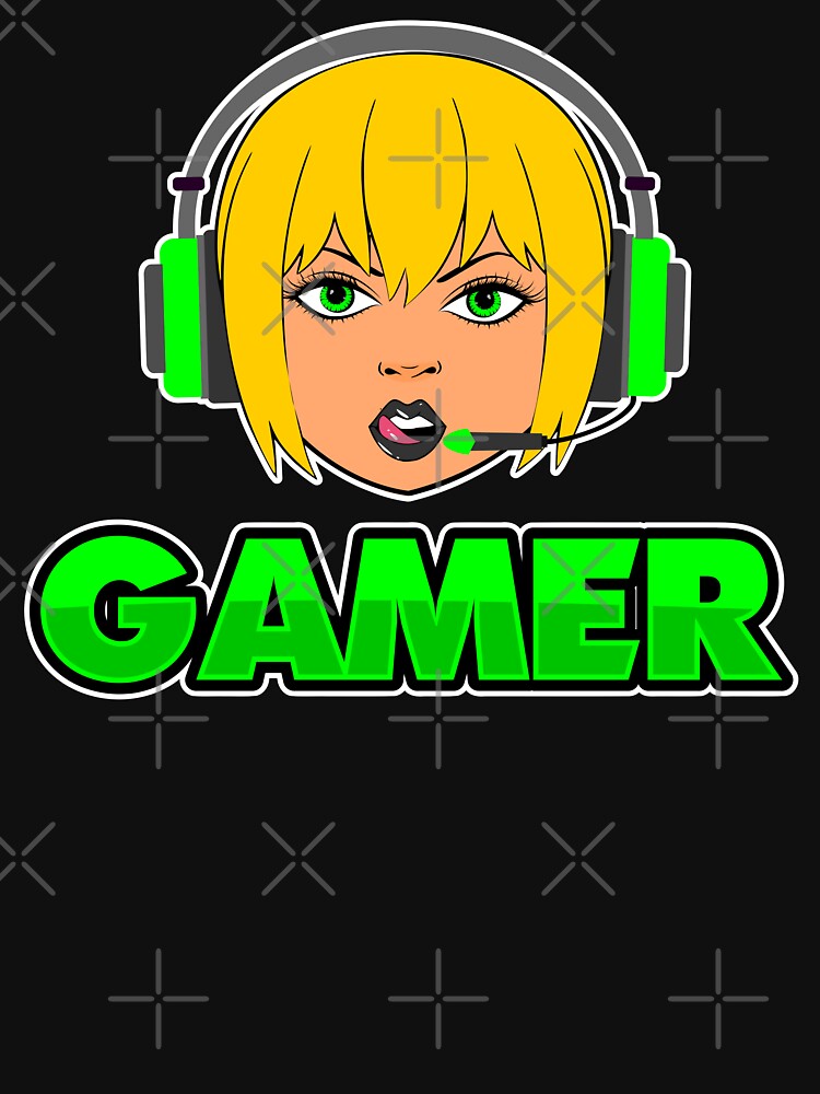 BLONDE GAMER GIRL by Chaos Apparel T-Shirts, Hoodie, Sweatshirt | BlankRebels.com (Image 3)