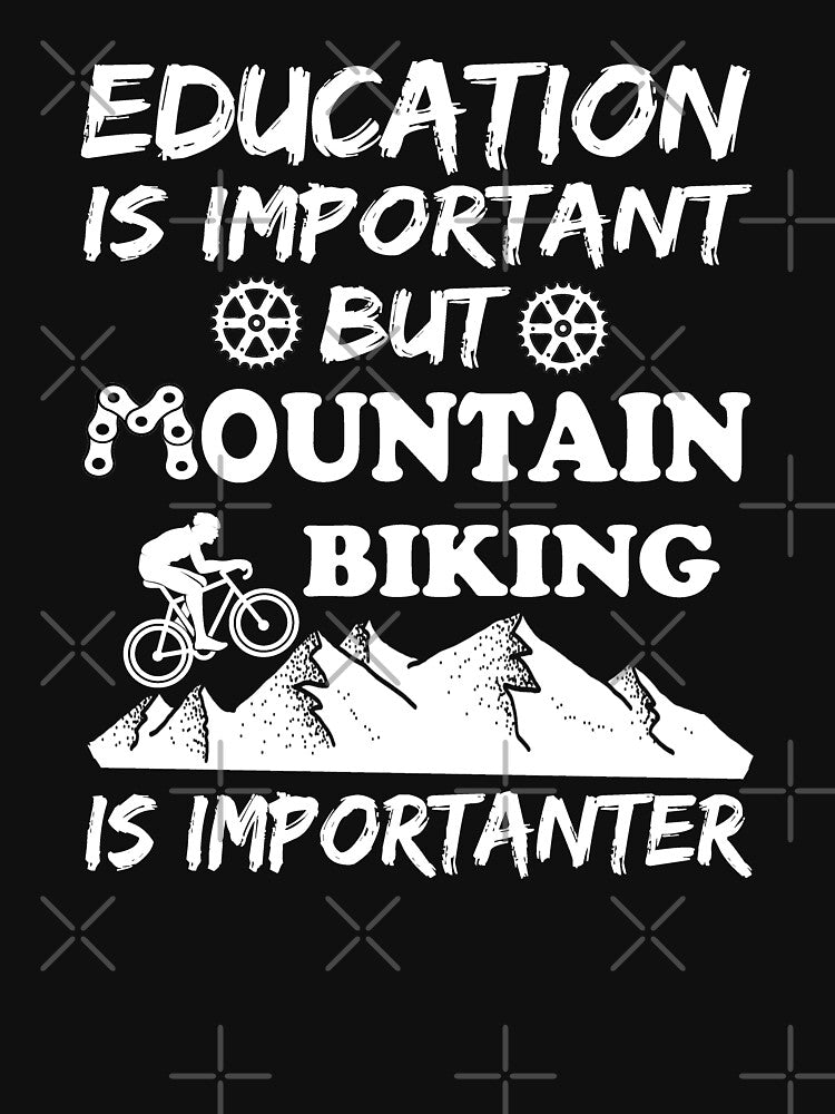 Mountain Biking Funny Quote Mountain Bikes Essential Bike by peachyline T-Shirts, Hoodie, Sweatshirt (Image 3)