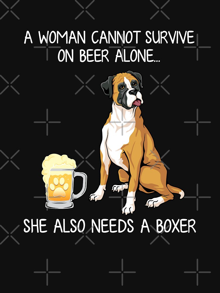 Boxer Mom and Beer Funny dog gift by TeeDoozy T-Shirts, Hoodie, Sweatshirt | BlankRebels.com (Image 2)