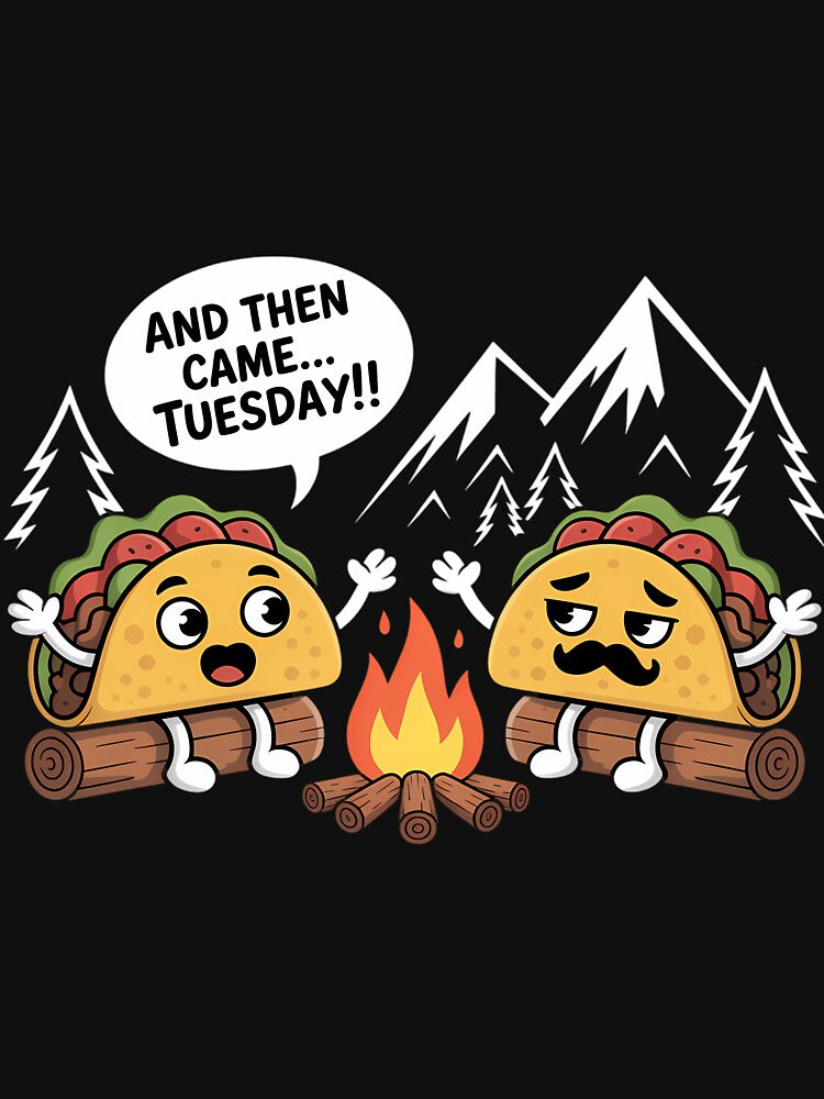 Taco Funny Humour Camping Jokes by lilensgavadur T-Shirts, Hoodie, Sweatshirt | BlankRebels.com (Image 3)