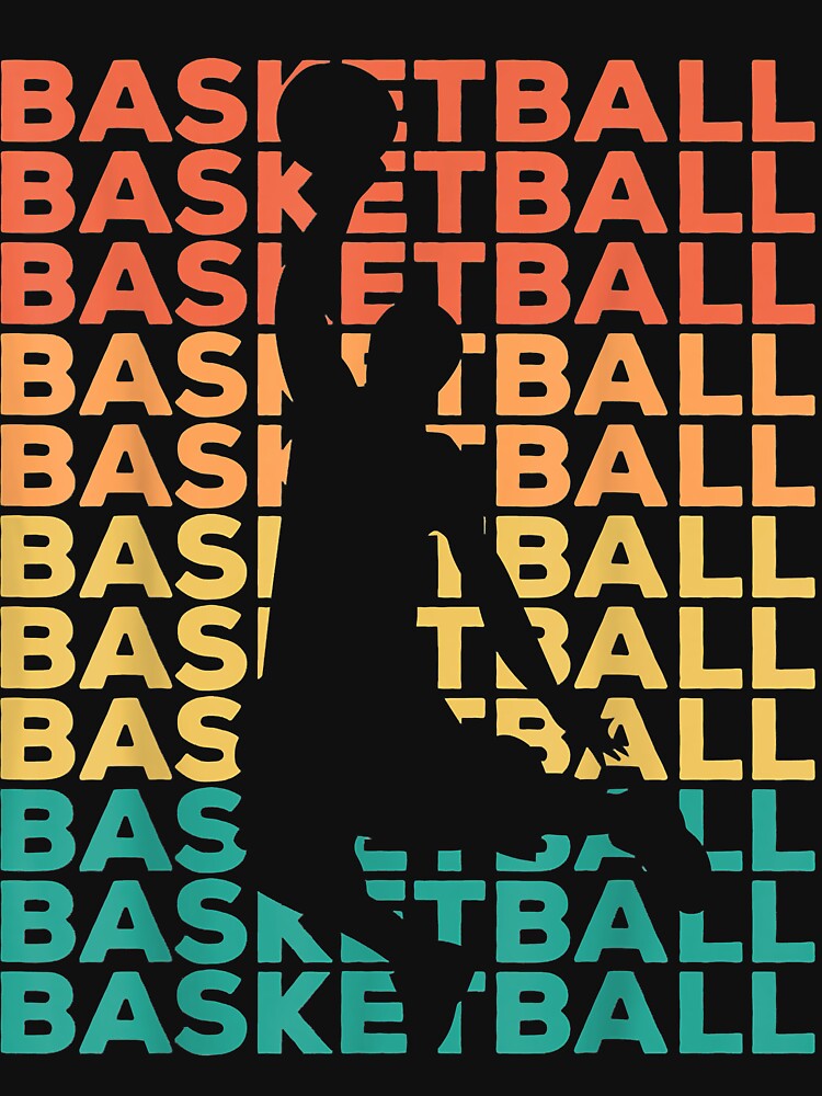 Retro Vintage Basketball Gift For Basketball Players by Marmion434423 T-Shirts, Hoodie, Sweatshirt (Image 3)