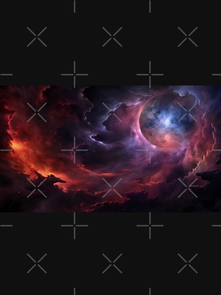 Dark Fantasy Landscape - Black Moon Rising by Fantasy Masterpiece T-Shirts, Hoodie, Sweatshirt | BlankRebels.com (Image 3)