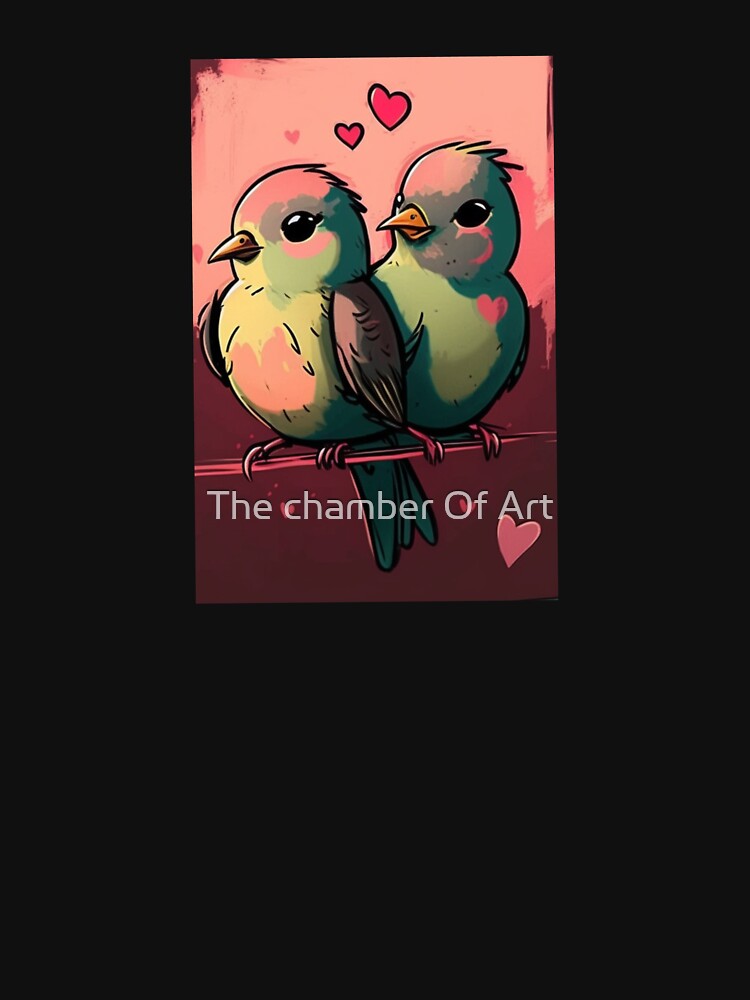Love birds by Sarvgya Verma T-Shirts, Hoodie, Sweatshirt | BlankRebels.com (Image 3)