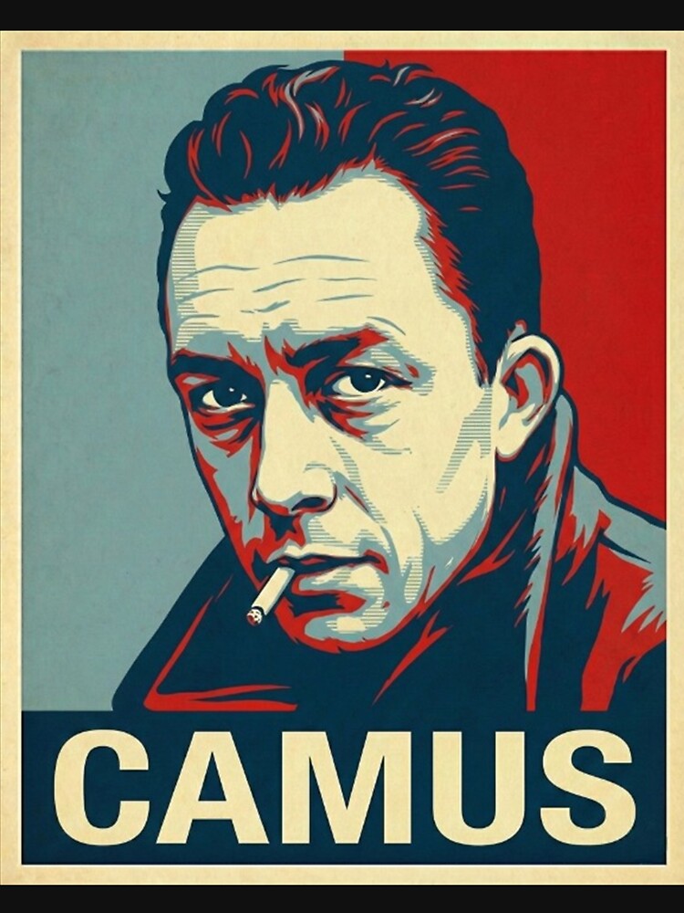 Albert Camus Hope Style Retro Poster Art by DamianRoy88