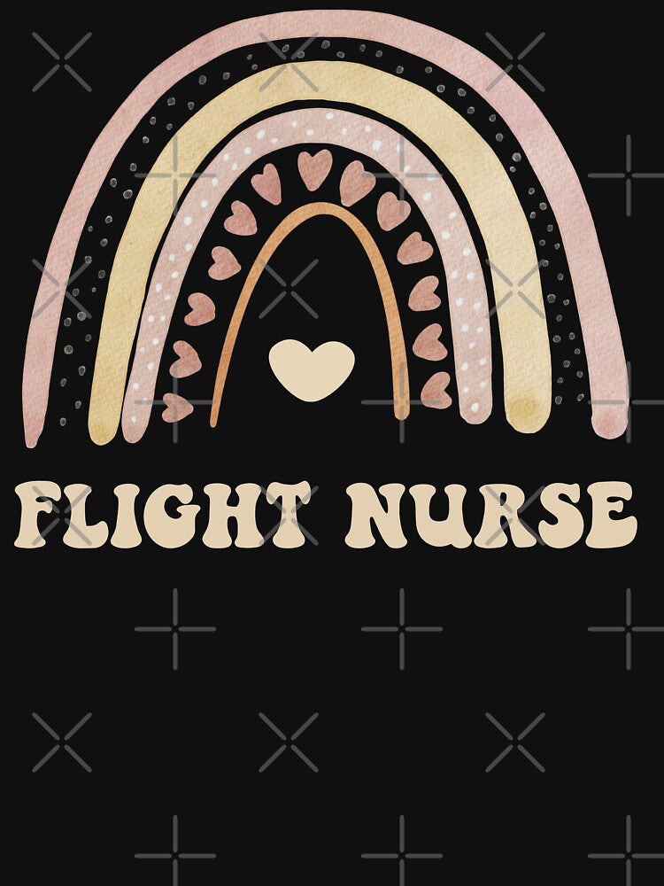 flight nurse cute aesthetic rainbow -Flight Nursing Department - Flight ICU/ED/Trauma Nurse RN Sticker by... (Image 3)