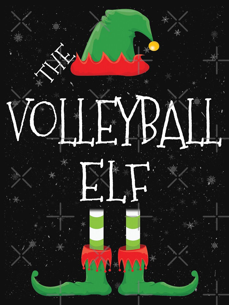 Volleyball Elf Family Matching Christmas Group Funny Gift by DavisHasari T-Shirts, Hoodie, Sweatshirt (Image 3)