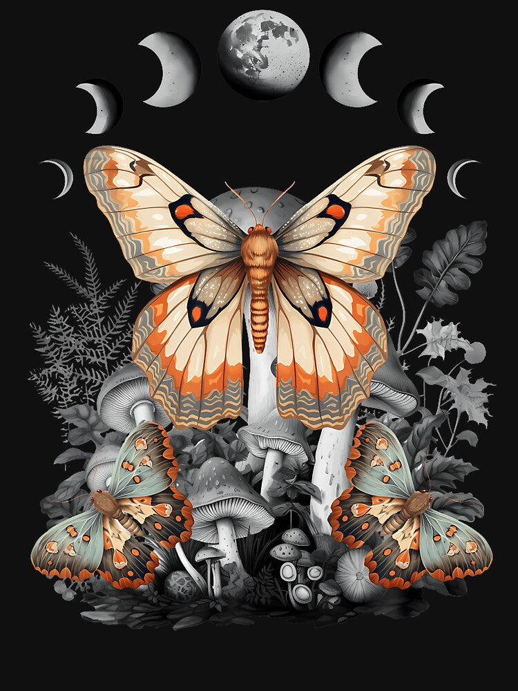 Fairycore Fairy Butterfly Moth Grunge Mushroom Y2K Aesthetic by DianaCandyce T-Shirts, Hoodie, Sweatshirt (Image 3)
