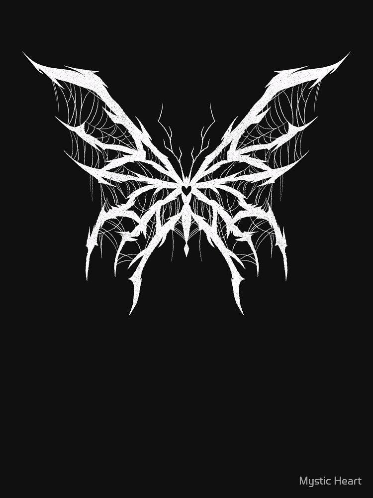 y2k Goth Butterfly by Mystic Heart T-Shirts, Hoodie, Sweatshirt | BlankRebels.com (Image 3)
