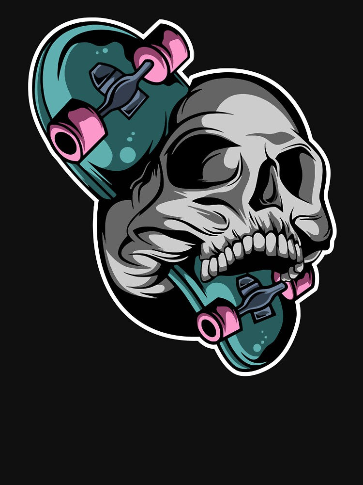 skateboard skull by zaher97 T-Shirts, Hoodie, Sweatshirt | BlankRebels.com (Image 3)