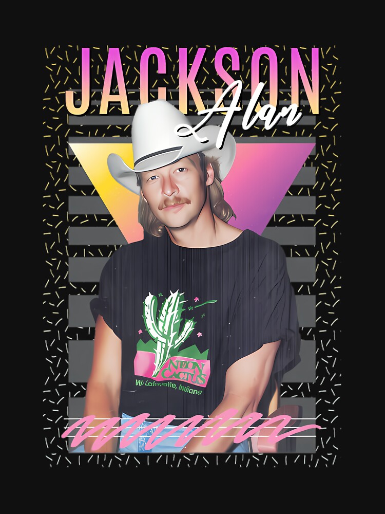 Alan Jackson 80S Aesthetic Fan Art by besliryingyuk