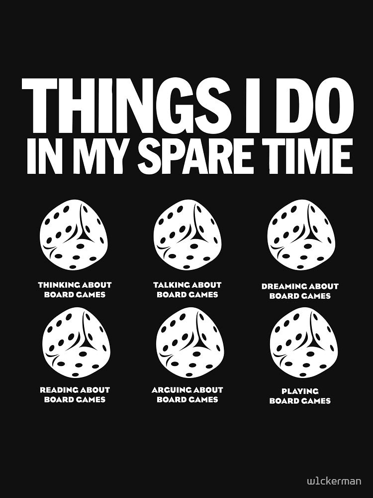 Funny Board Game Humor Gift for Dice Enthusiasts Gaming Hobby by w1ckerman T-Shirts, Hoodie, Sweatshirt (Image 3)