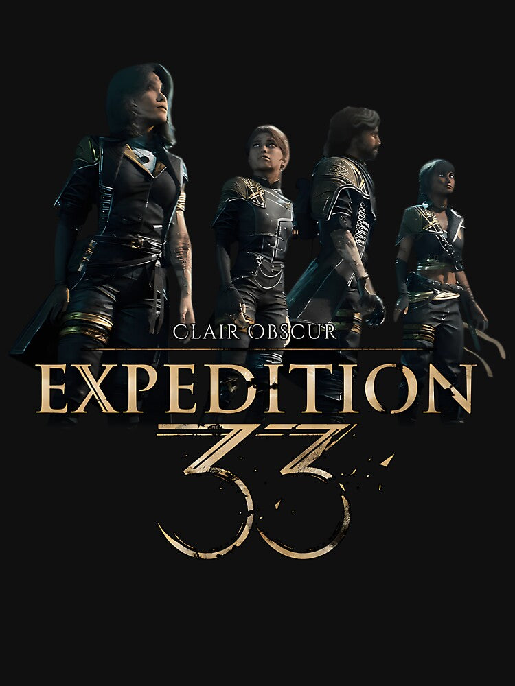 Clair Obscur Expedition 33 Squad Party Gamer Team Fan Art by serqeydoomunf T-Shirts, Hoodie, Sweatshirt (Image 3)