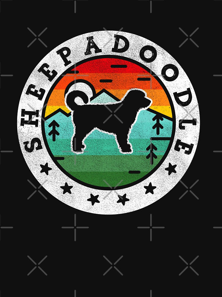 Sheepadoodle Dog Summer Vintage by rafaeltto T-Shirts, Hoodie, Sweatshirt | BlankRebels.com (Image 3)