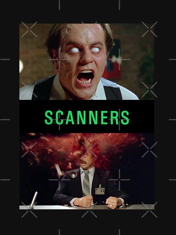 David Crone Scanners Halloween Horror Movie Scifi Film T-Shirts, Hoodie, Sweatshirt