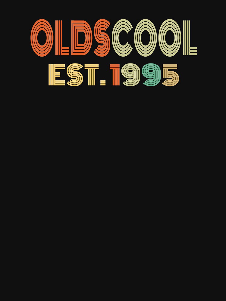 Oldscool Est. 1995 Birthday by Vanover Designs T-Shirts, Hoodie, Sweatshirt | BlankRebels.com (Image 3)