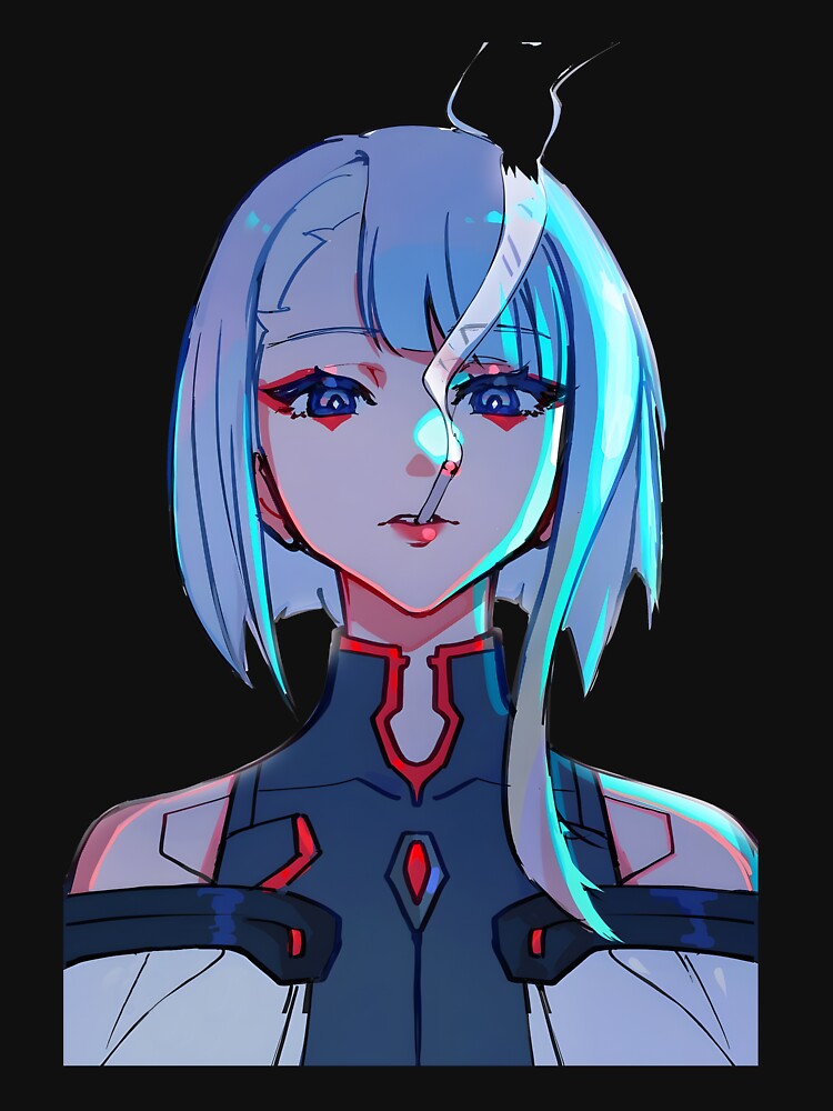 Lucy cyberpunk meme by TheodorFleis T-Shirts, Hoodie, Sweatshirt | BlankRebels.com (Image 3)