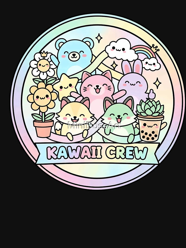 Kawaii Crew by MiniBossArt T-Shirts, Hoodie, Sweatshirt | BlankRebels.com (Image 3)