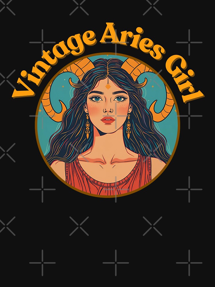 Vintage Aries Girl by Vintage City T-Shirts, Hoodie, Sweatshirt | BlankRebels.com (Image 3)