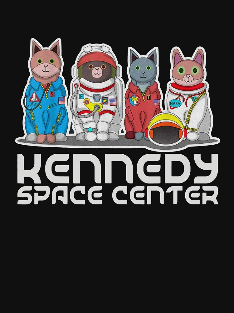 Cat Astronaut Kennedy Space Center by DolphinCatfish T-Shirts, Hoodie, Sweatshirt | BlankRebels.com (Image 3)