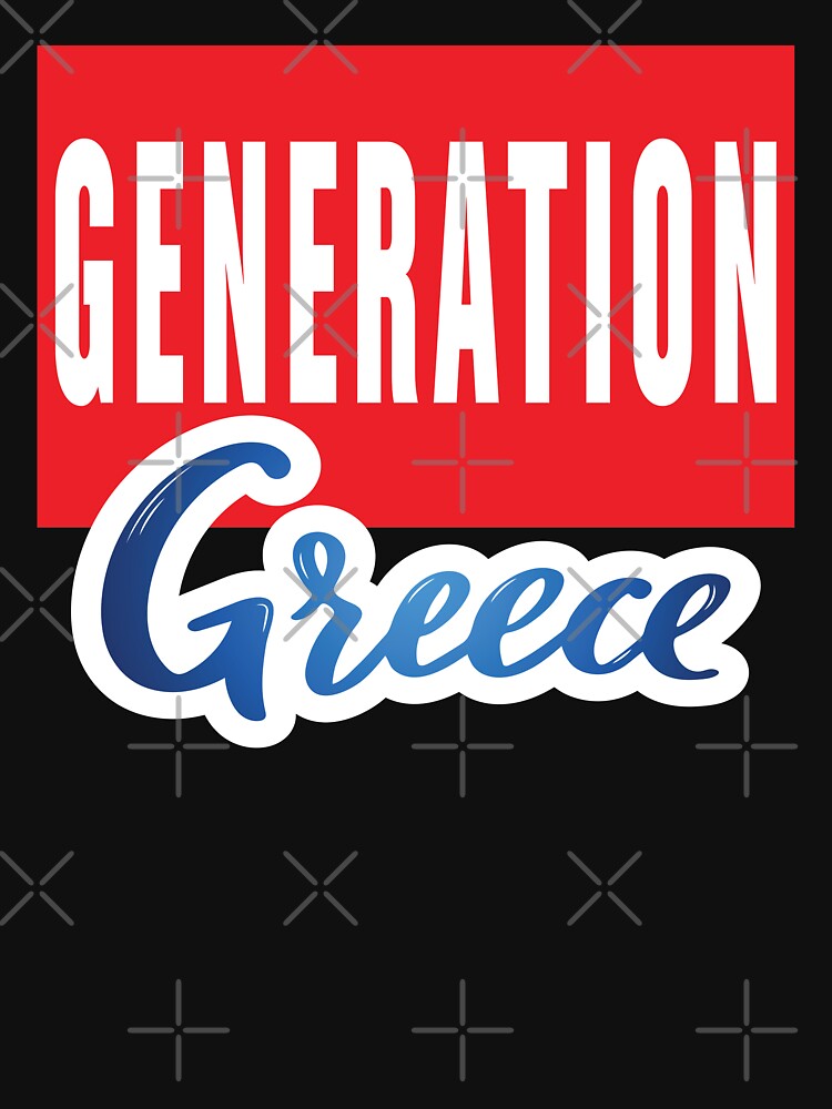 Generation Greece Hand Drawn Lettering Name Growing Up Greek by ProjectX23 T-Shirts, Hoodie, Sweatshirt (Image 3)