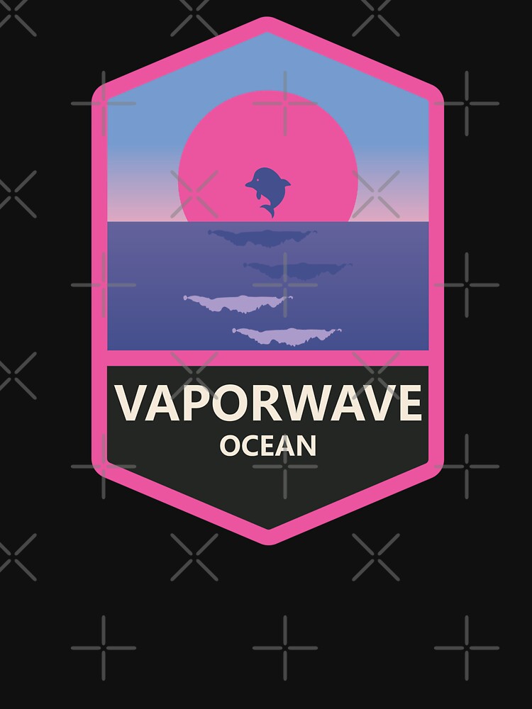 Vaporwave Ocean by AhmedZouita T-Shirts, Hoodie, Sweatshirt | BlankRebels.com (Image 3)