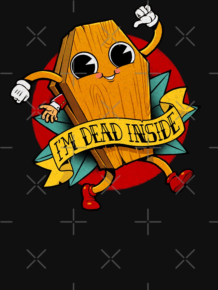 I am dead inside coffin character by andremuller