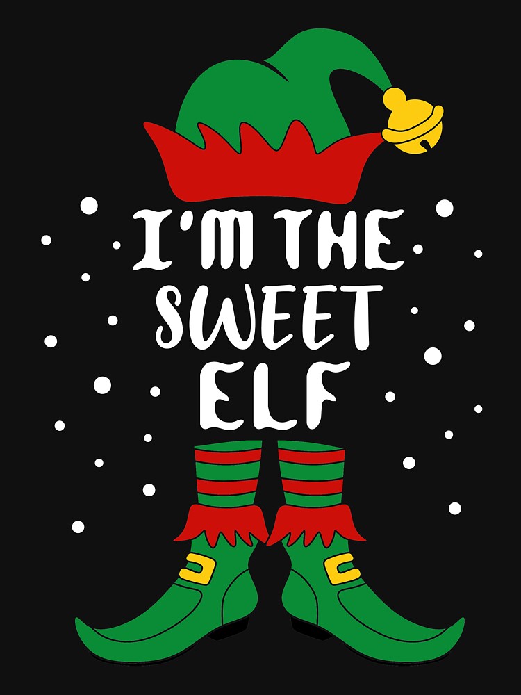 Matching Christmas I'm The Sweet Elf by khaled11591 T-Shirts, Hoodie, Sweatshirt | BlankRebels.com (Image 3)