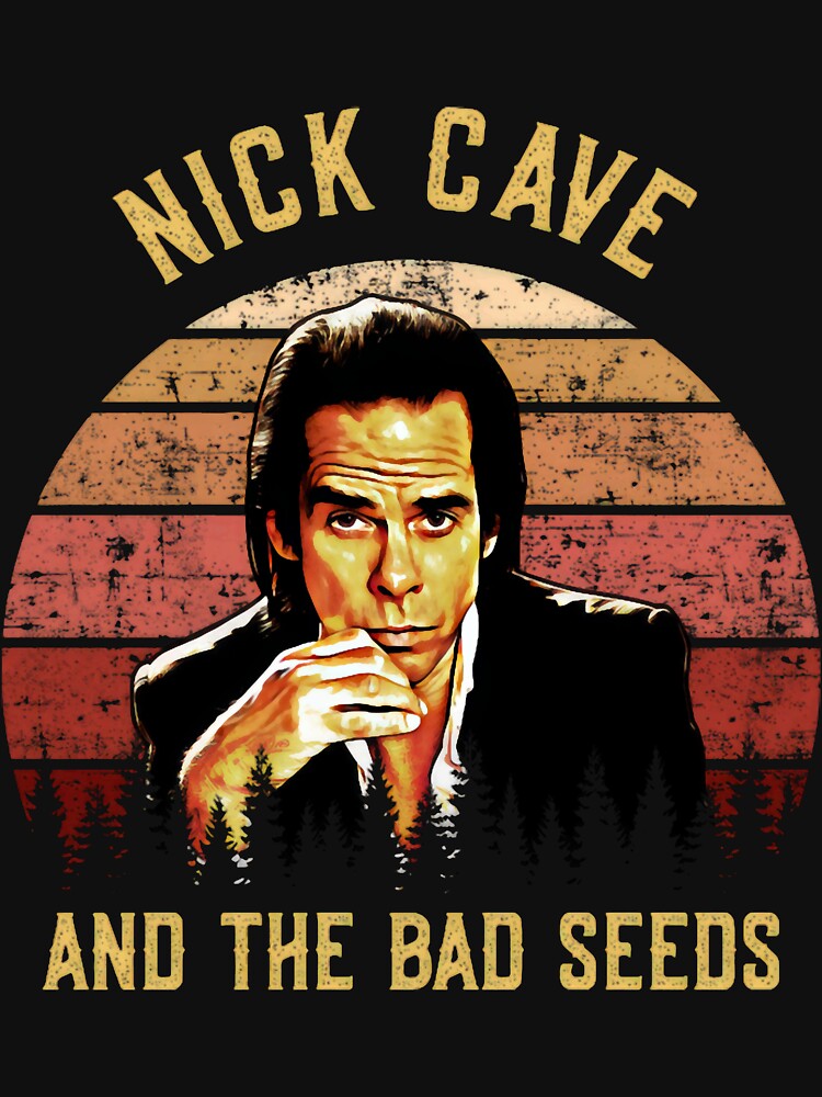 Nick Cave And The Bad Seeds Classic Vintage Rock Band Classic T-Shirt by adelepaqi Hoodie, Sweatshirt (Image 3)
