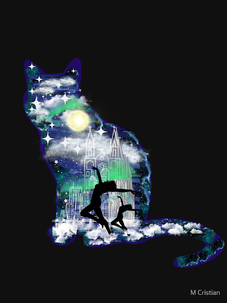 Cats In The City - Never A dull Night ; rather an opportunity to enjoy cats t-shirt and Assesories by M... (Image 3)